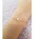 Bracelet cordon papillon enfant