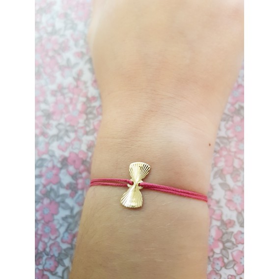 Bracelet cordon noeud papillon enfant