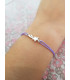 Bracelet cordon Etoile Filante