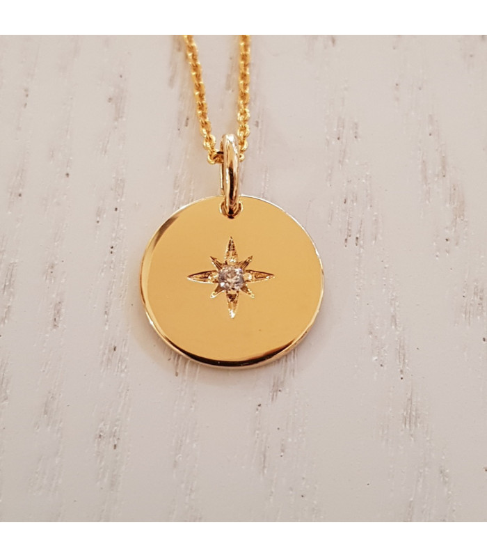 Collier Etoile Polaire Strass