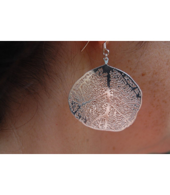 Boucles d'oreille Feuille