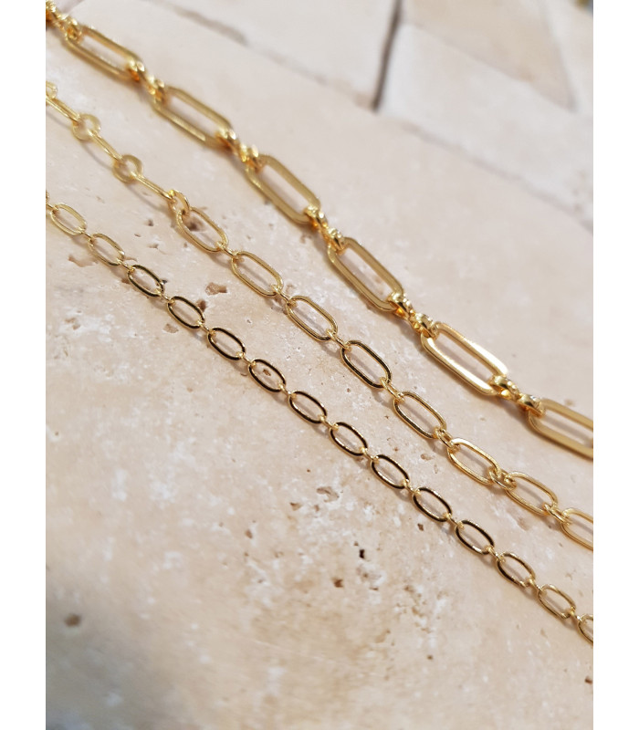 Bracelet maille rectangle