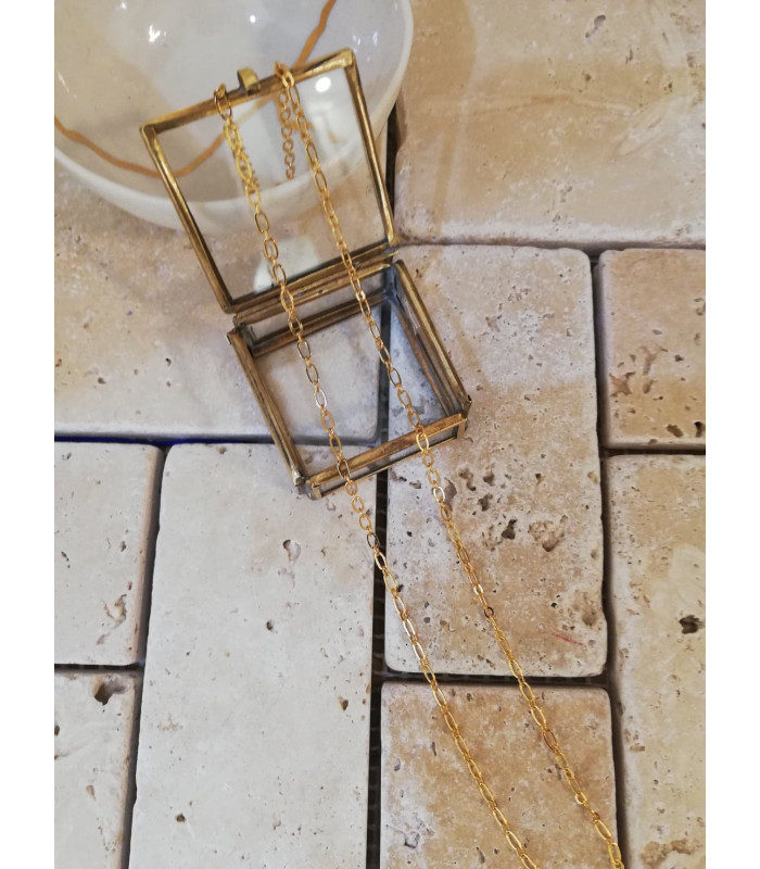 Collier Chaîne Rectangle