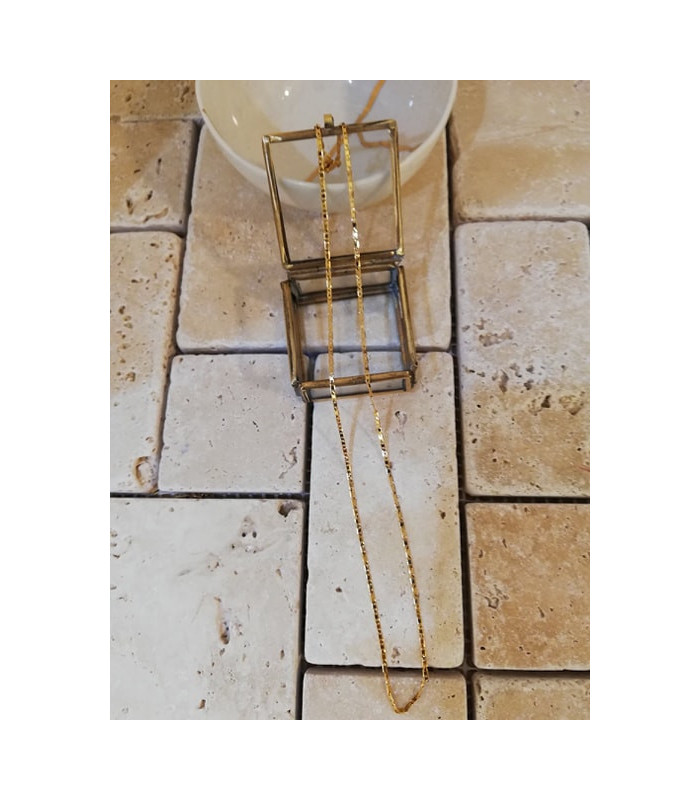 Collier Maille Plate