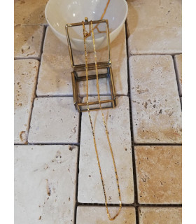 Collier Maille Plate