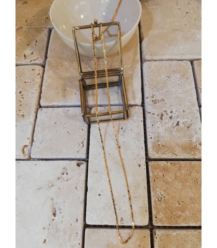 Collier Maille Plate