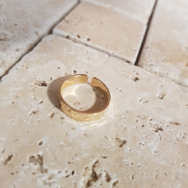 Bague Jonc Martelé