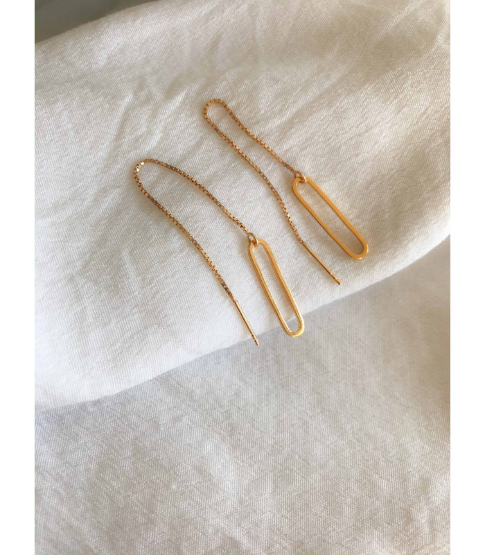 Boucle d'oreille chaine Chloé