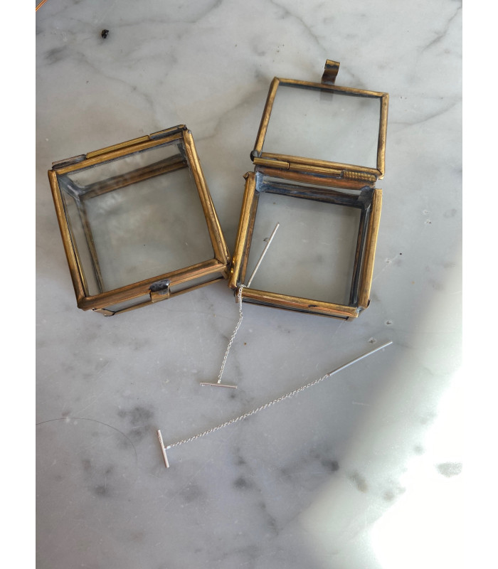 Boucle d'oreille chaine LIV