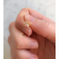 Boucle d'oreille puce 3 barrettes Lou
