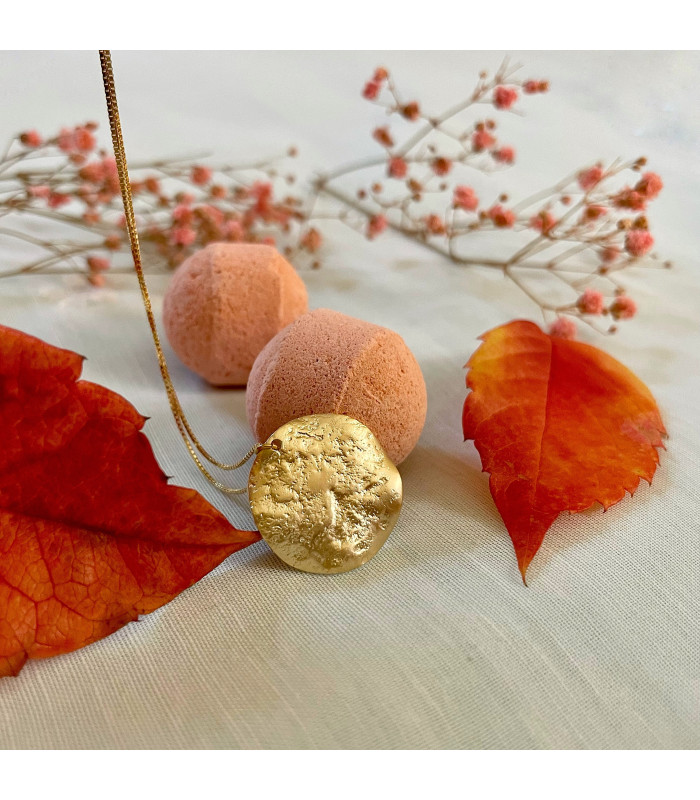 Collier Médaille Martelée