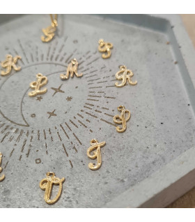 Mono Créole Initiale  Plaqué or