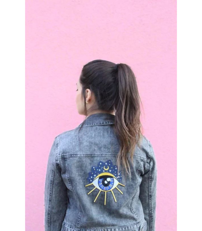 Broderie Thermocollante Oeil Mystique XL