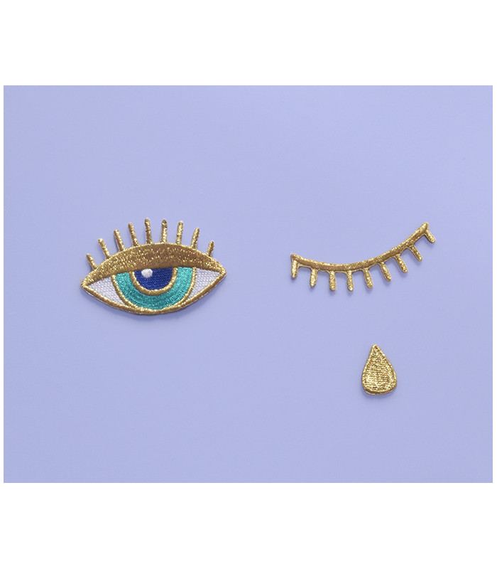 Broderie Thermocollante Oeil Mystique XL
