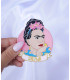 Broderie thermocollante : Frida Girl Power XL