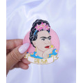 Broderie thermocollante : Frida Girl Power XL