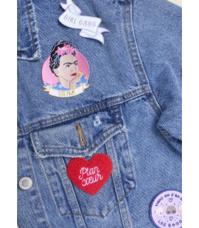 Broderie thermocollante : Frida Girl Power S