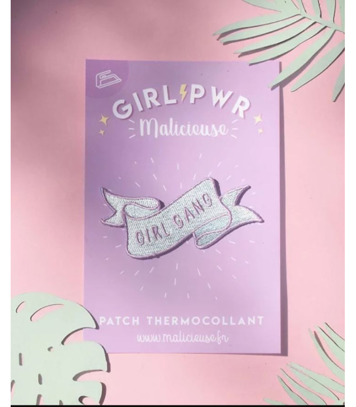 Broderie Thermocollante Girl Gang