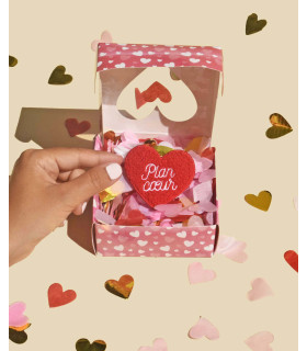 Broderie Thermocollante Plan Coeur