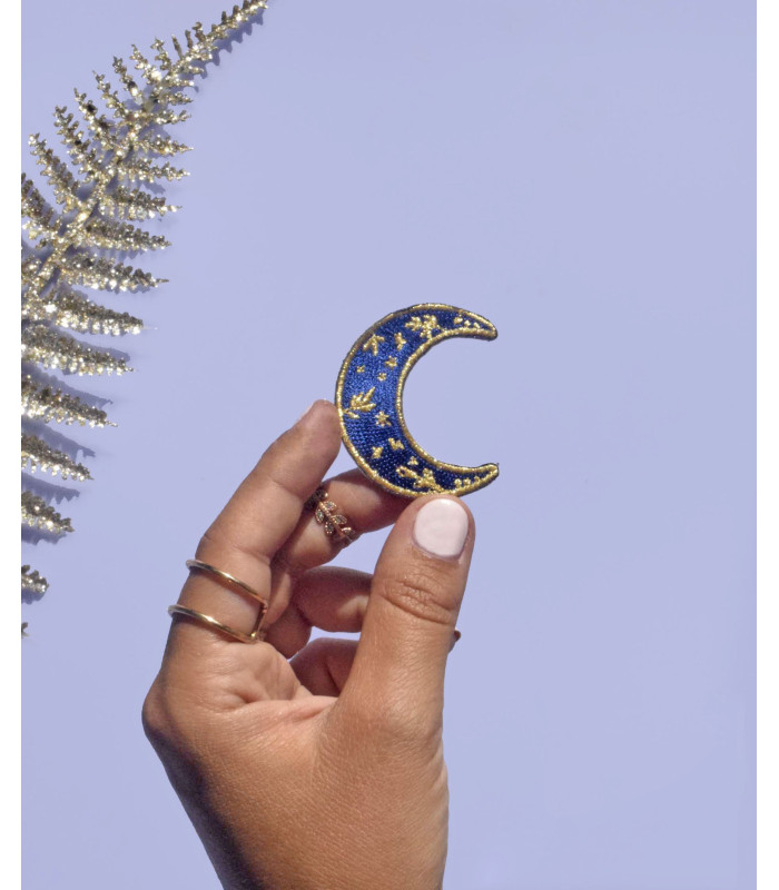 Broderie Thermocollante Lune