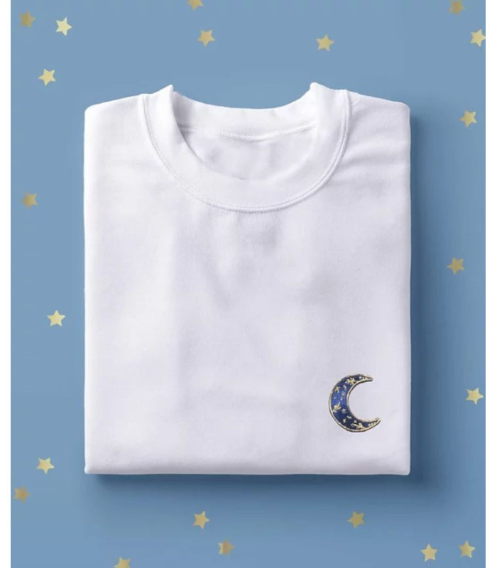 Broderie Thermocollante Lune