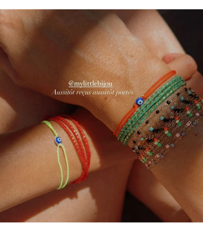 Bracelet Cordon  Oeil