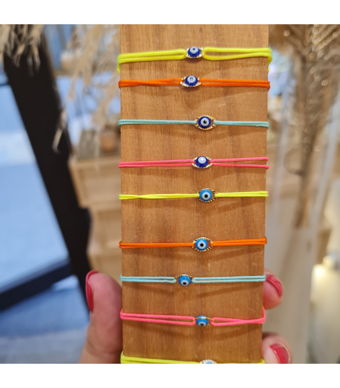 Bracelet Cordon  Oeil