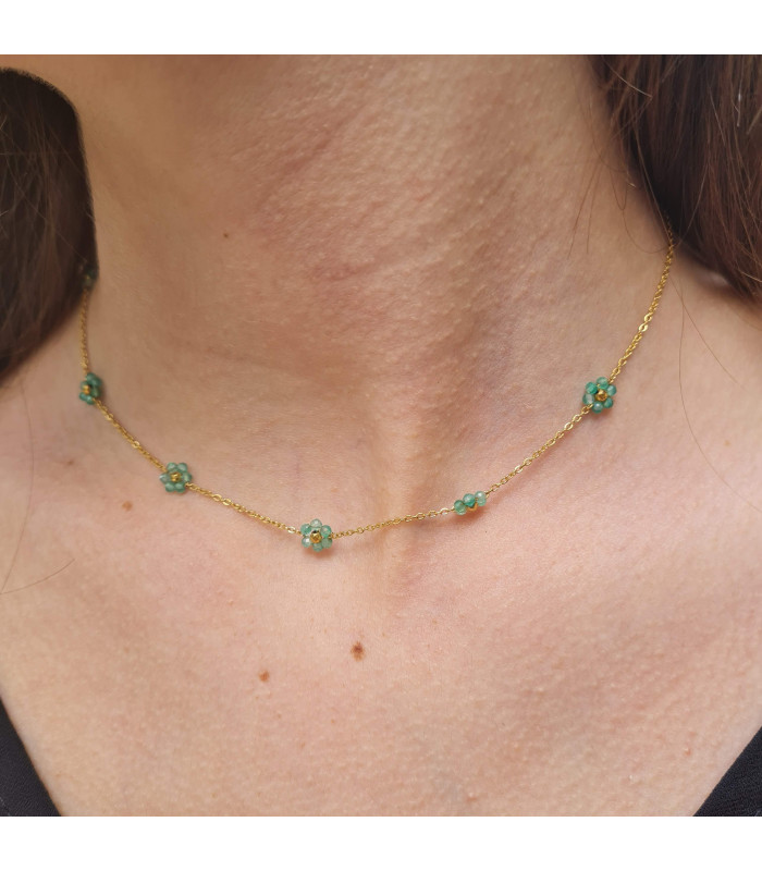 Collier fleur Margaux