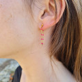 Boucles d'oreille chaine  Aya