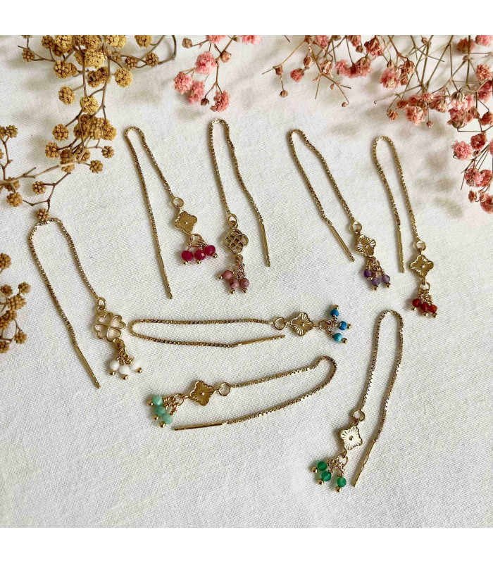 Boucles d'oreille chaine Ibiza