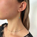 Boucles d'oreille chaine Ibiza
