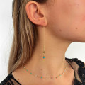 Boucles d'oreille chaine Ibiza