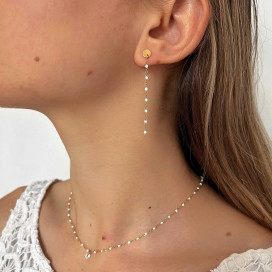 Collier émail Yaga Strass