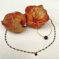 Collier émail Yaga Strass