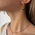 Collier émail Yaga Strass