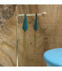 Boucles d’oreilles turquoise Piana
