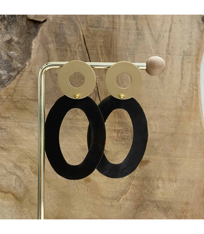 Boucles d’oreilles dorée Port Cros