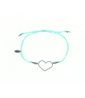Bracelet Cordon Enfant pampille argent