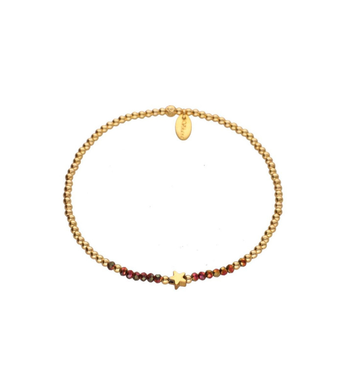 Bracelet Perle Elastique Etoile