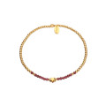 Bracelet cordon mini croix argent enfant