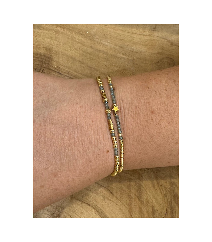 Bracelet Perle Elastique Etoile