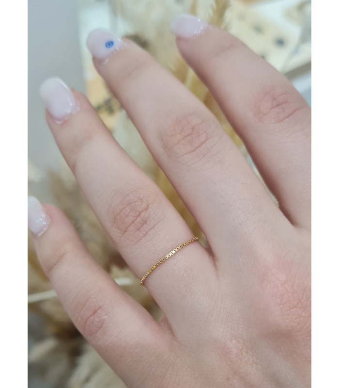 Bague Or Lien Eternel 0,6mm