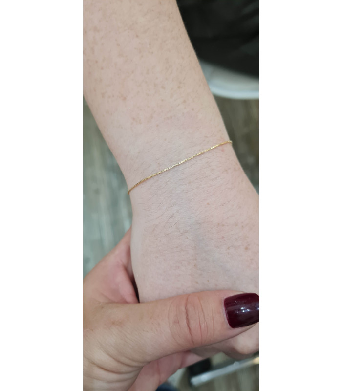 Bracelet Or 18K Mon Lien Eternel 0,6mm