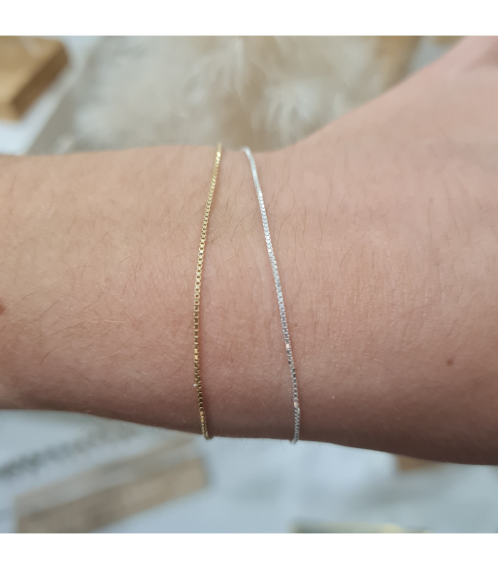 Bracelet Or 18K Mon Lien Eternel 0,6mm