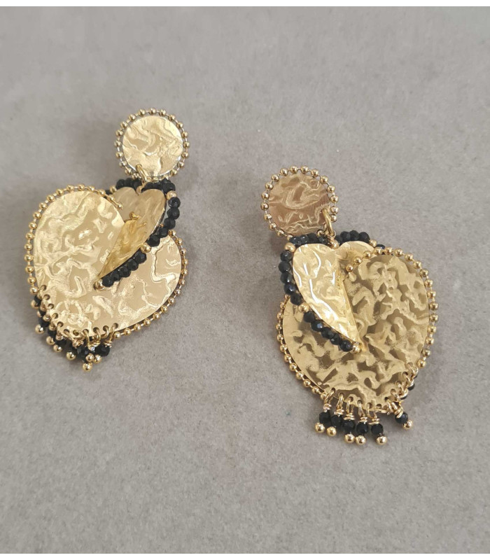 Boucles d'oreille coeur Jenni