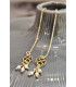 Boucles d'oreille chaine Ibiza