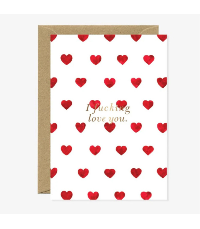 Carte de vœux Mini Cœurs