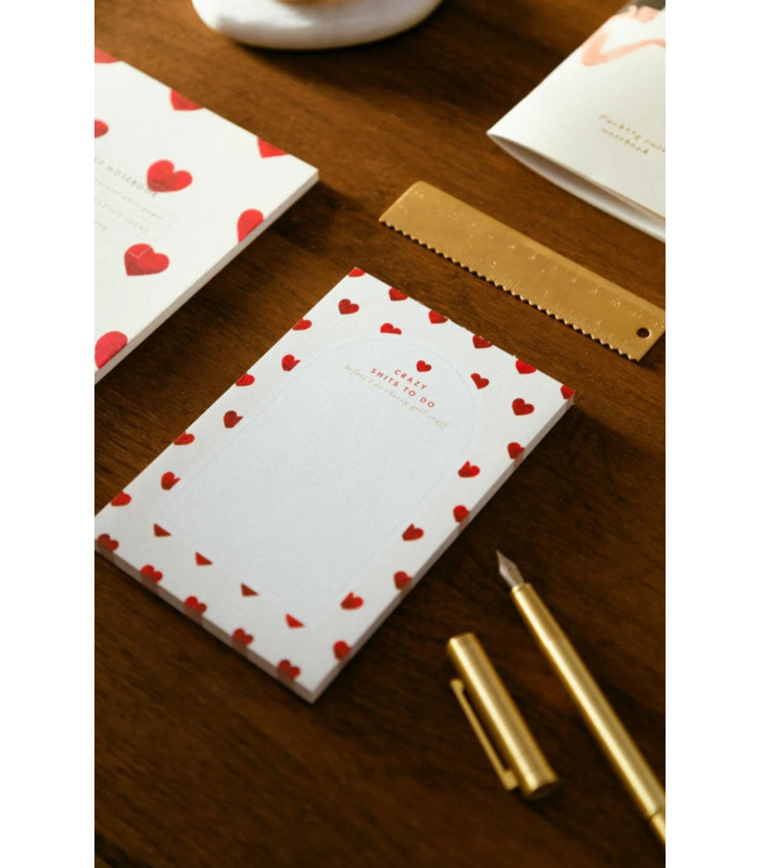 Bloc Mémo Mini Coeur