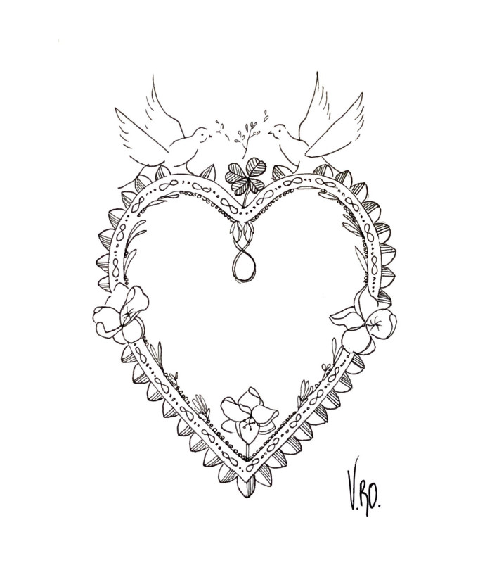 Carte dessin cyprès