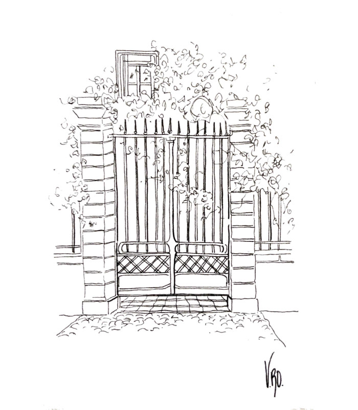 Carte dessin collection portes et fenêtres d'Aix